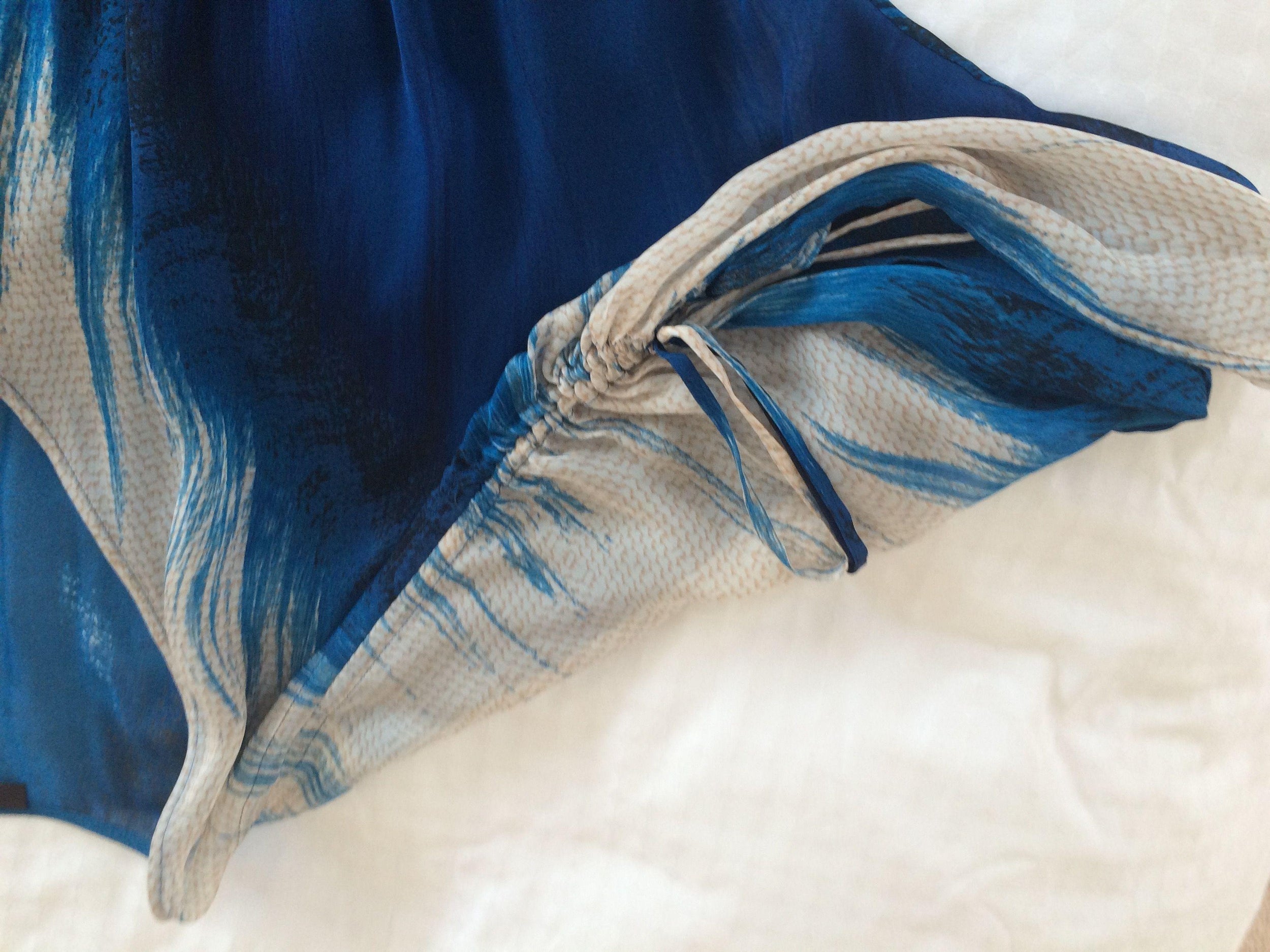 Roberto Cavalli Pure Silk Tie Dye Top