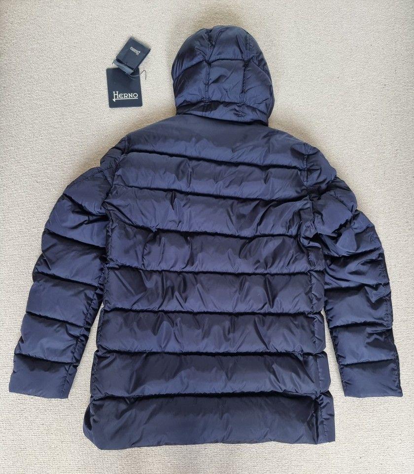 Herno Navy Stretch Down Parka