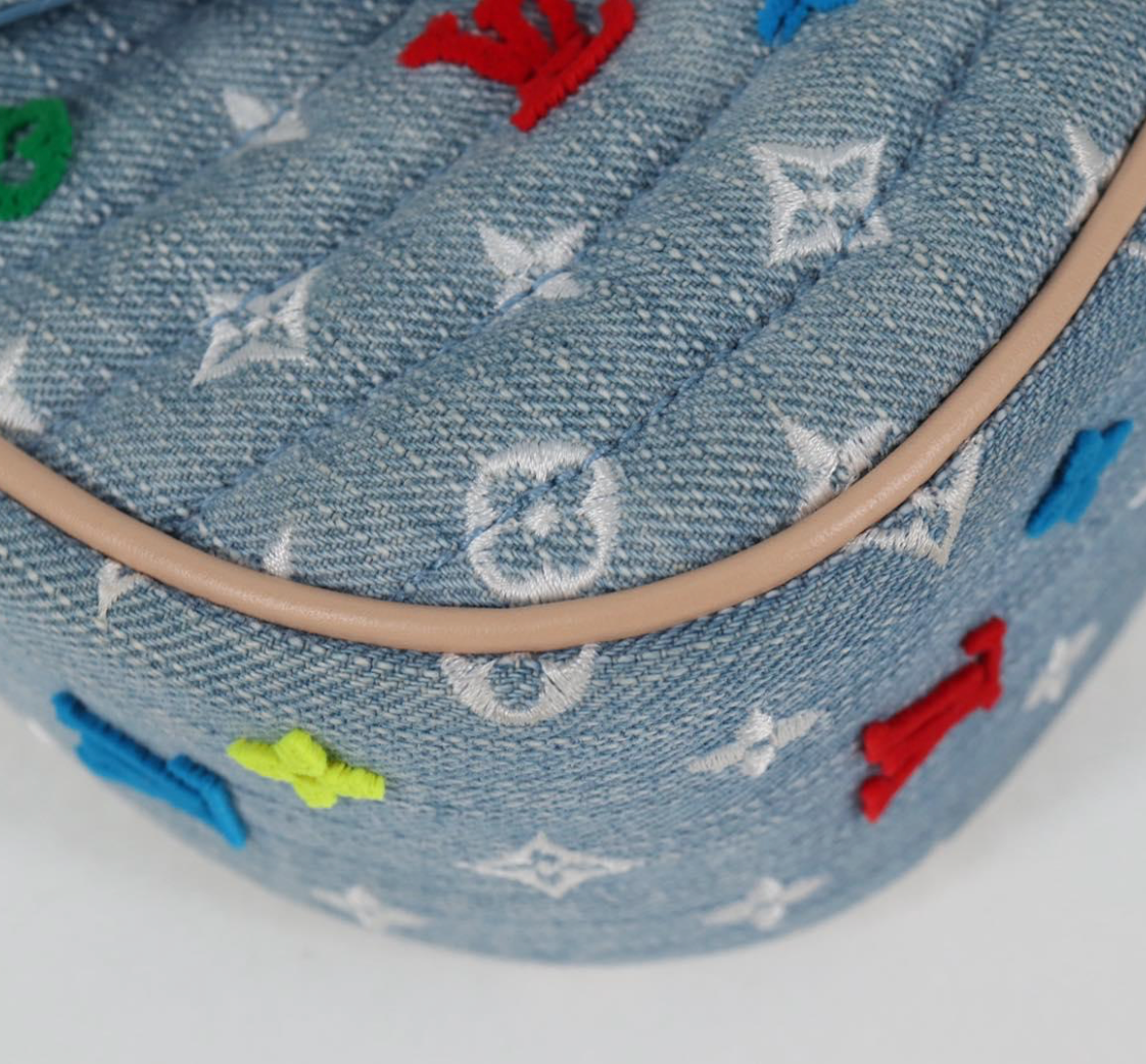 Louis Vuitton Monogram Light Denim New Wave Bag