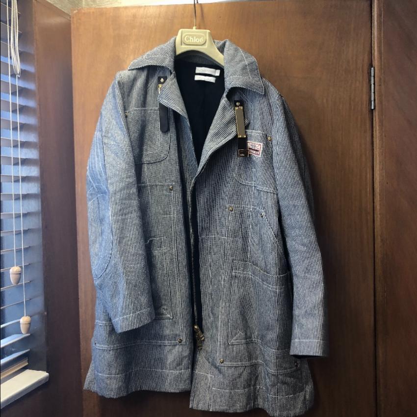 Altuzarra Blue & White Striped Jacket