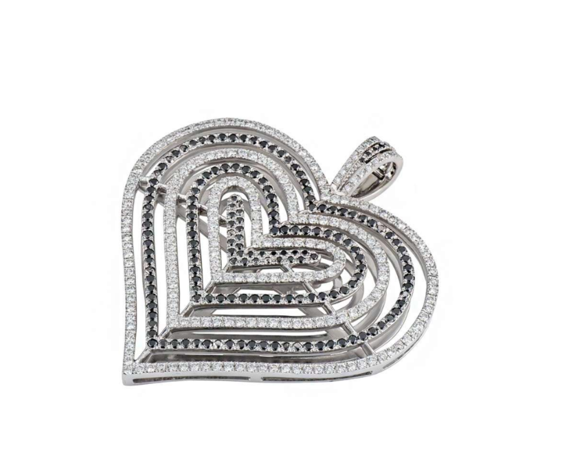 Theo Fennell Diamond Heart Pendant