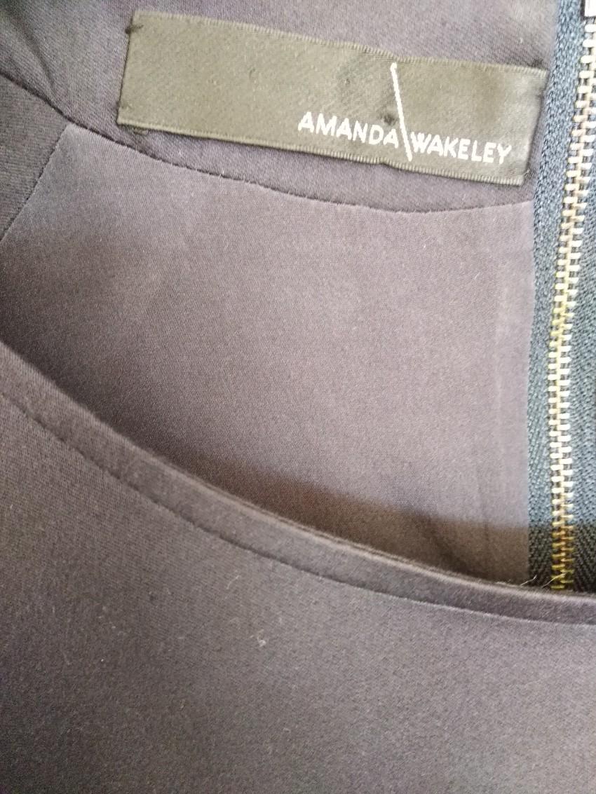 Amanda Wakeley draped blue dress