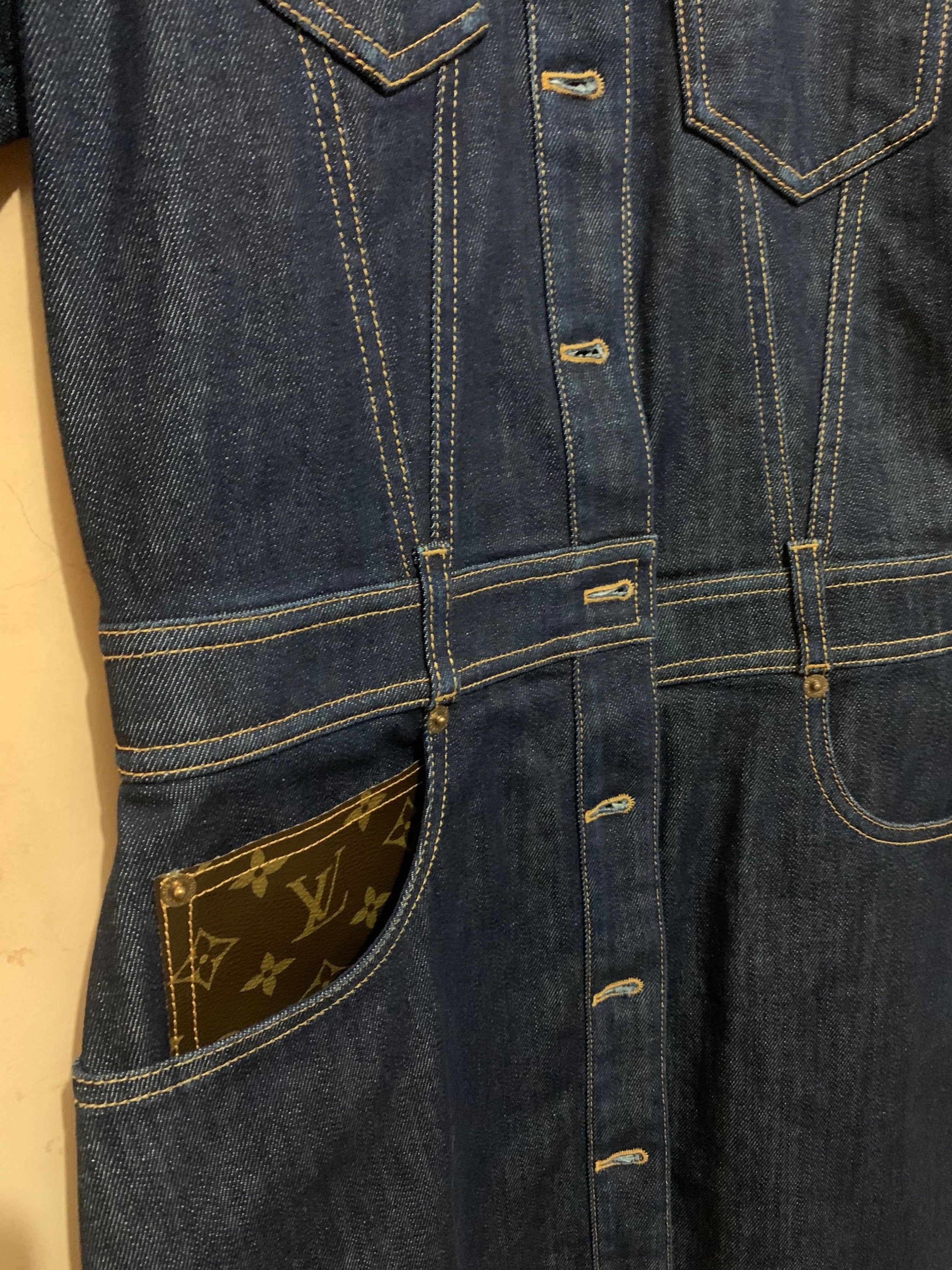 indigo denim shirt dress
