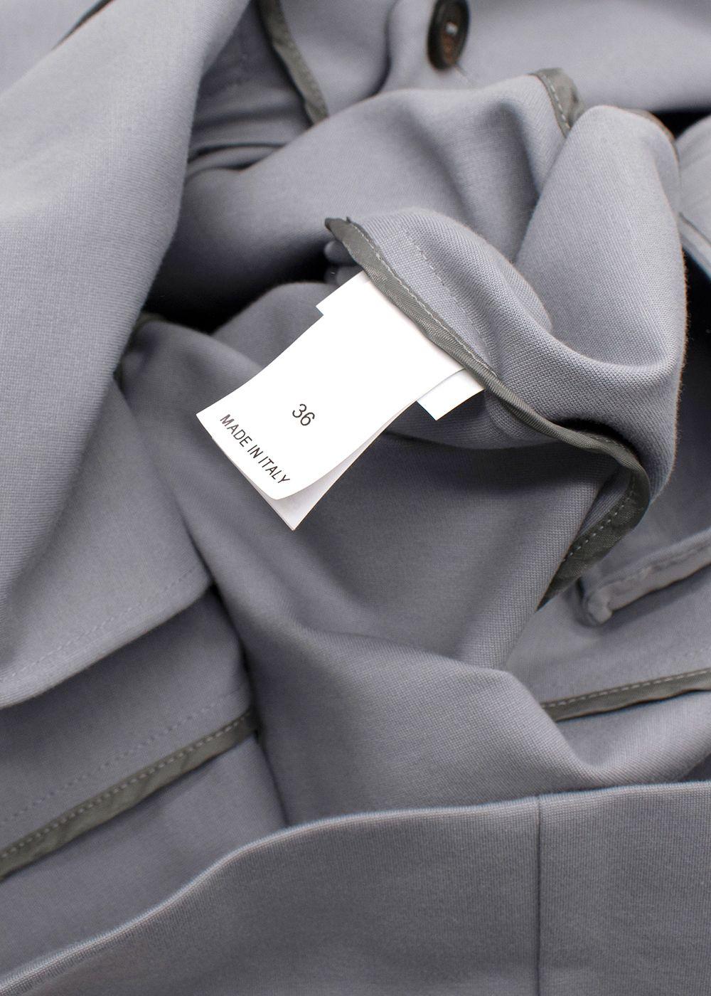 Brunello Cucinelli Grey Blazer and Trouser Two Piece Suit