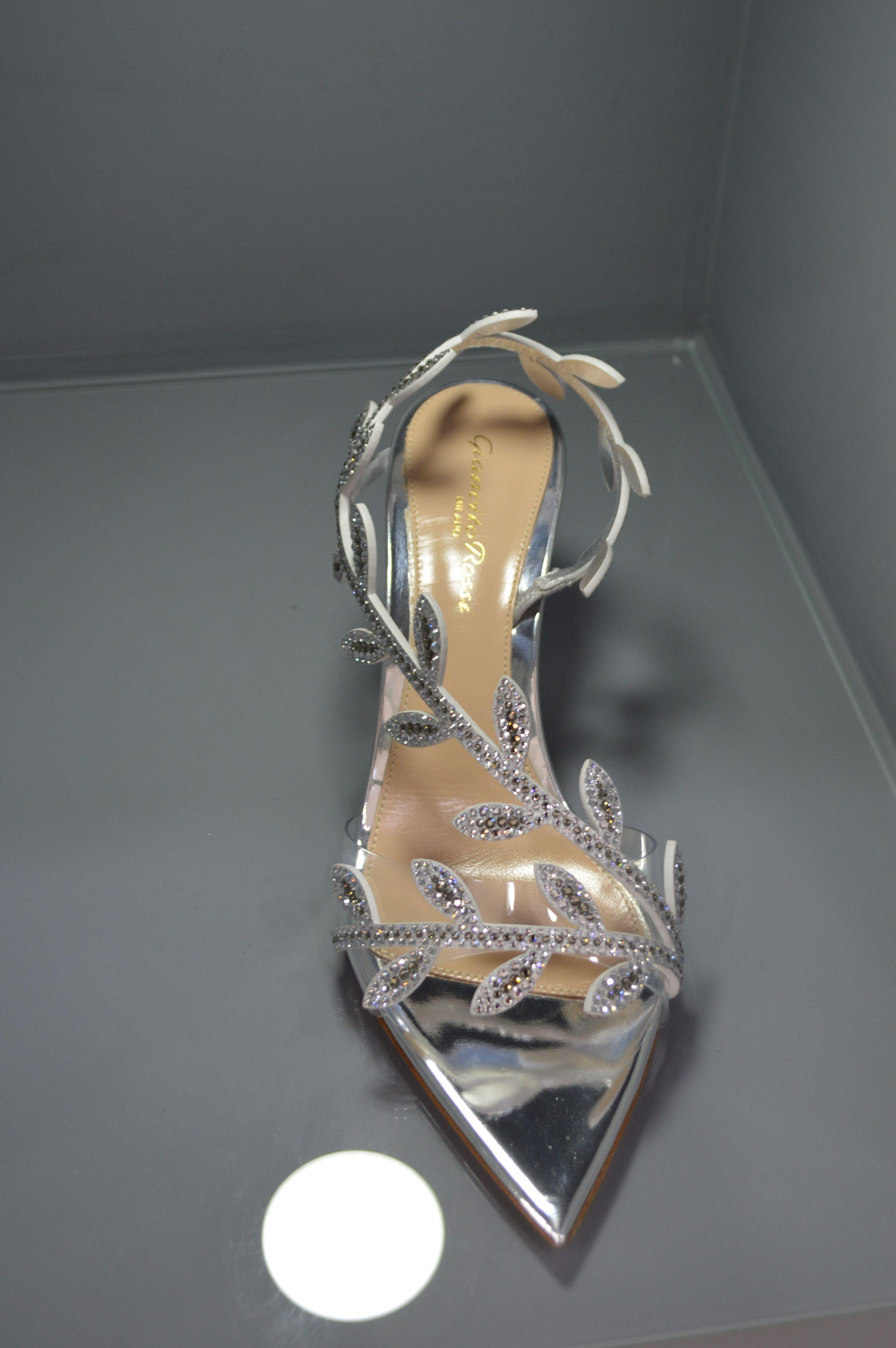 Embellished Silver Flavia Sandals