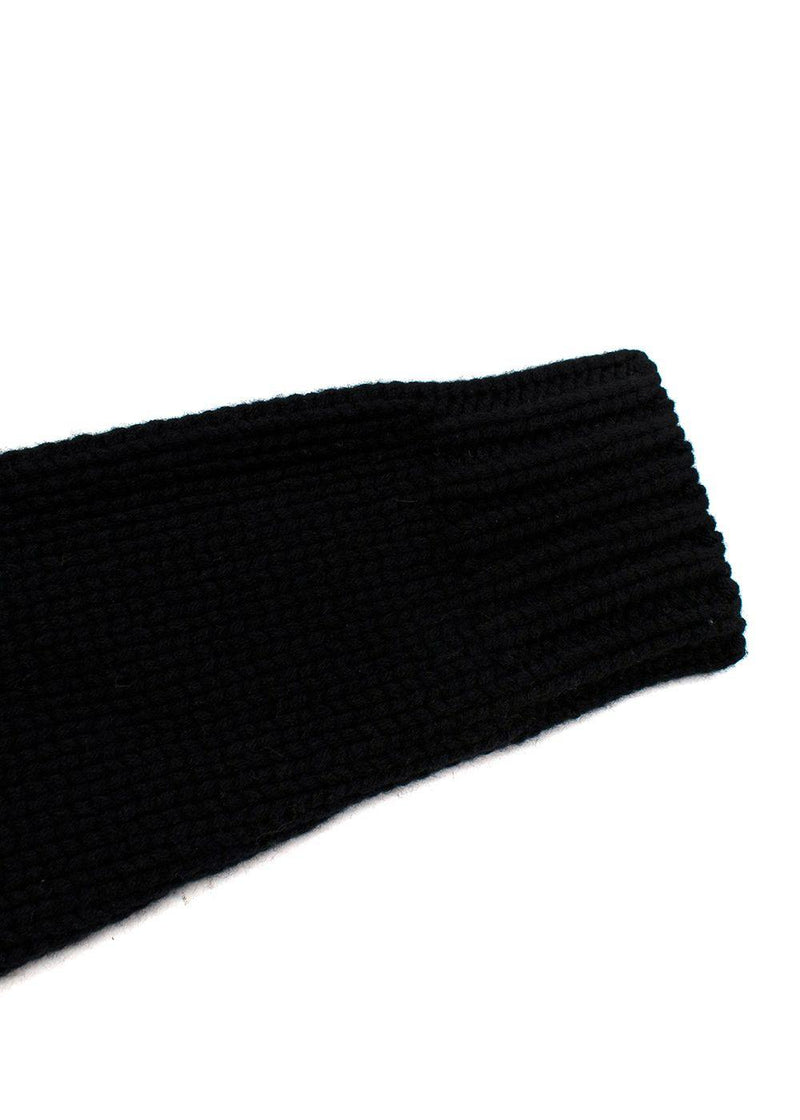 Black Merino Wool Roberta Jumper