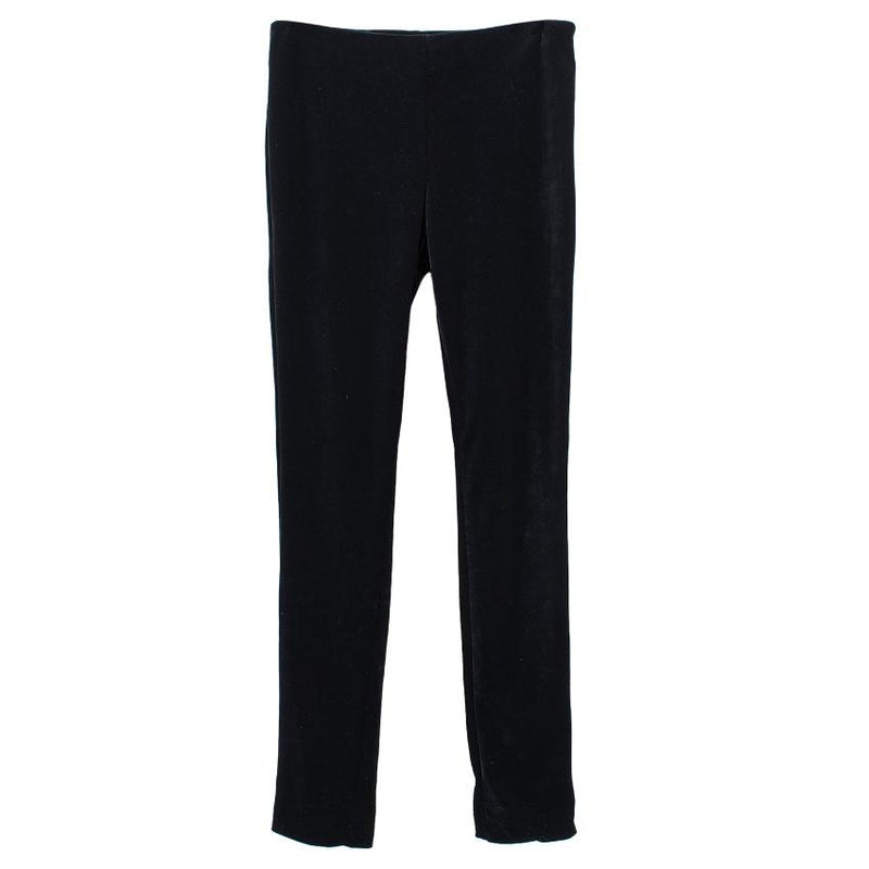 Sachin & Babi black velvet skinny trousers