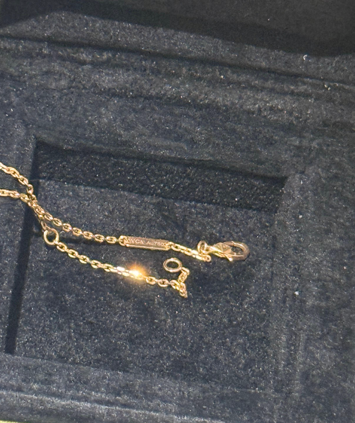 Van Cleef & Arpels Rose Gold Butterfly Pendant