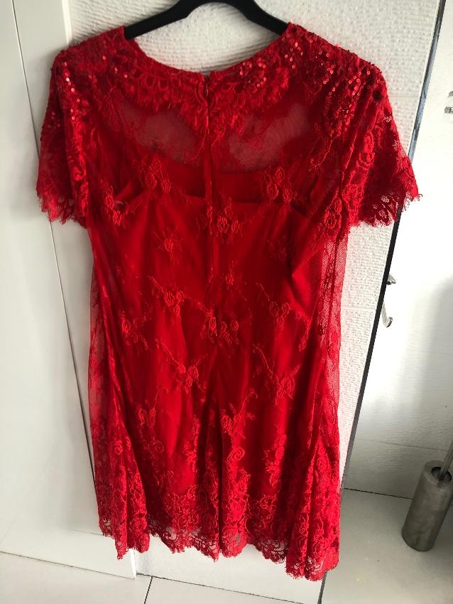 red lace dress