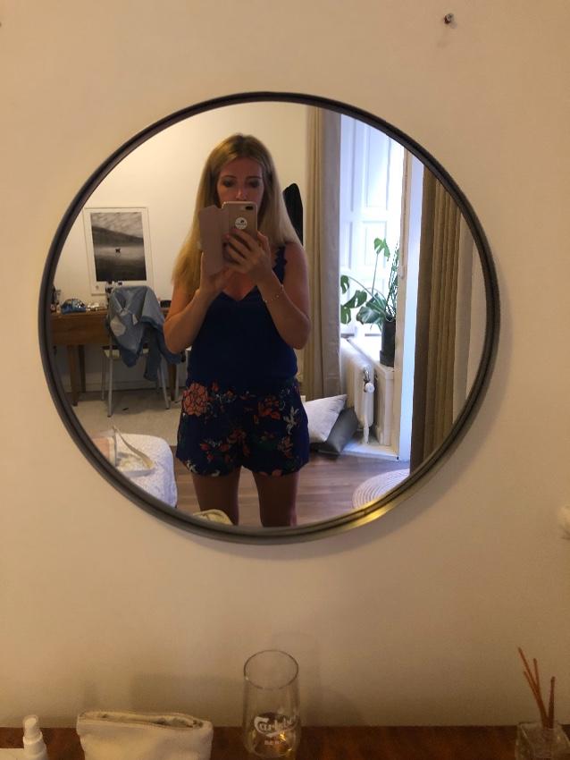 DVF Royal Blue Floral Print Shorts