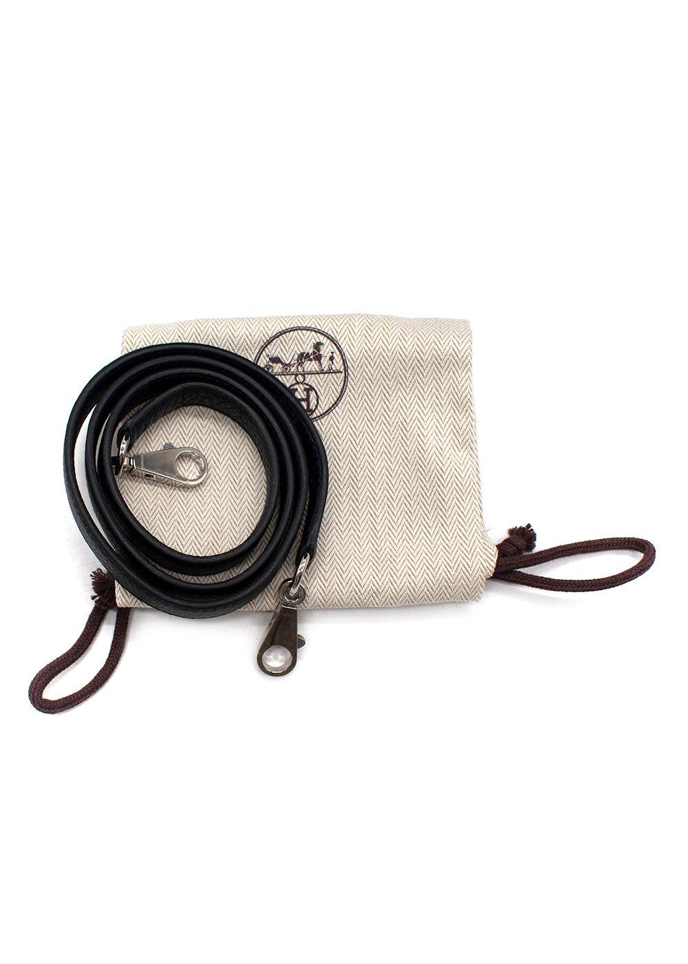 Hermes Limited Edition Kelly 28cm Galop Retourne Au Visit in  Noir Togo Leather with Palladium Hardware