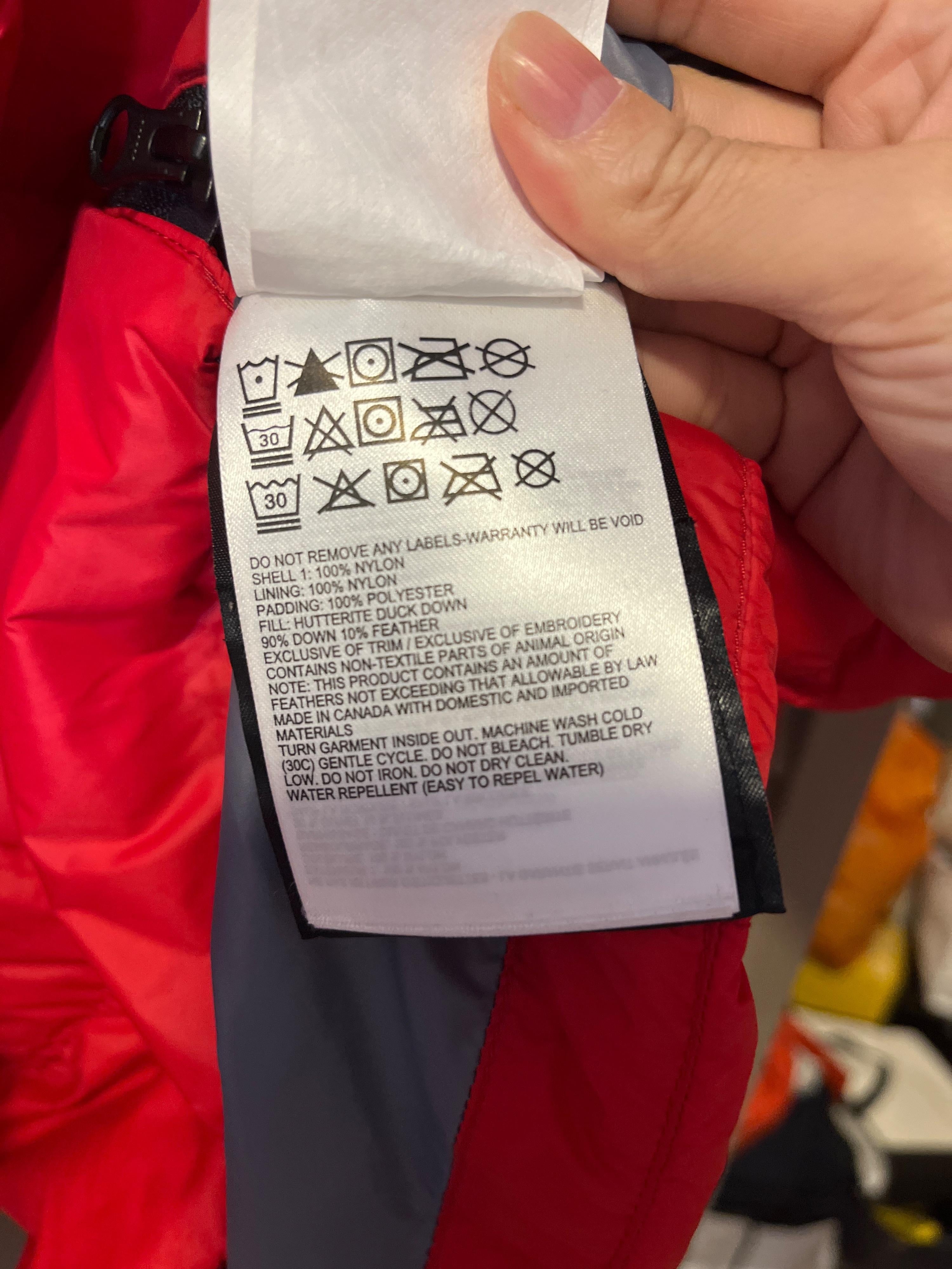 Canada Goose Red Abbot Puffer Coat