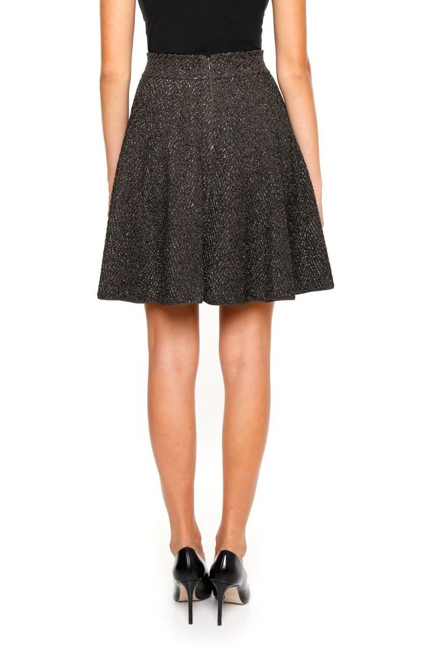 Antonino Valenti Metallic A-Line Skirt