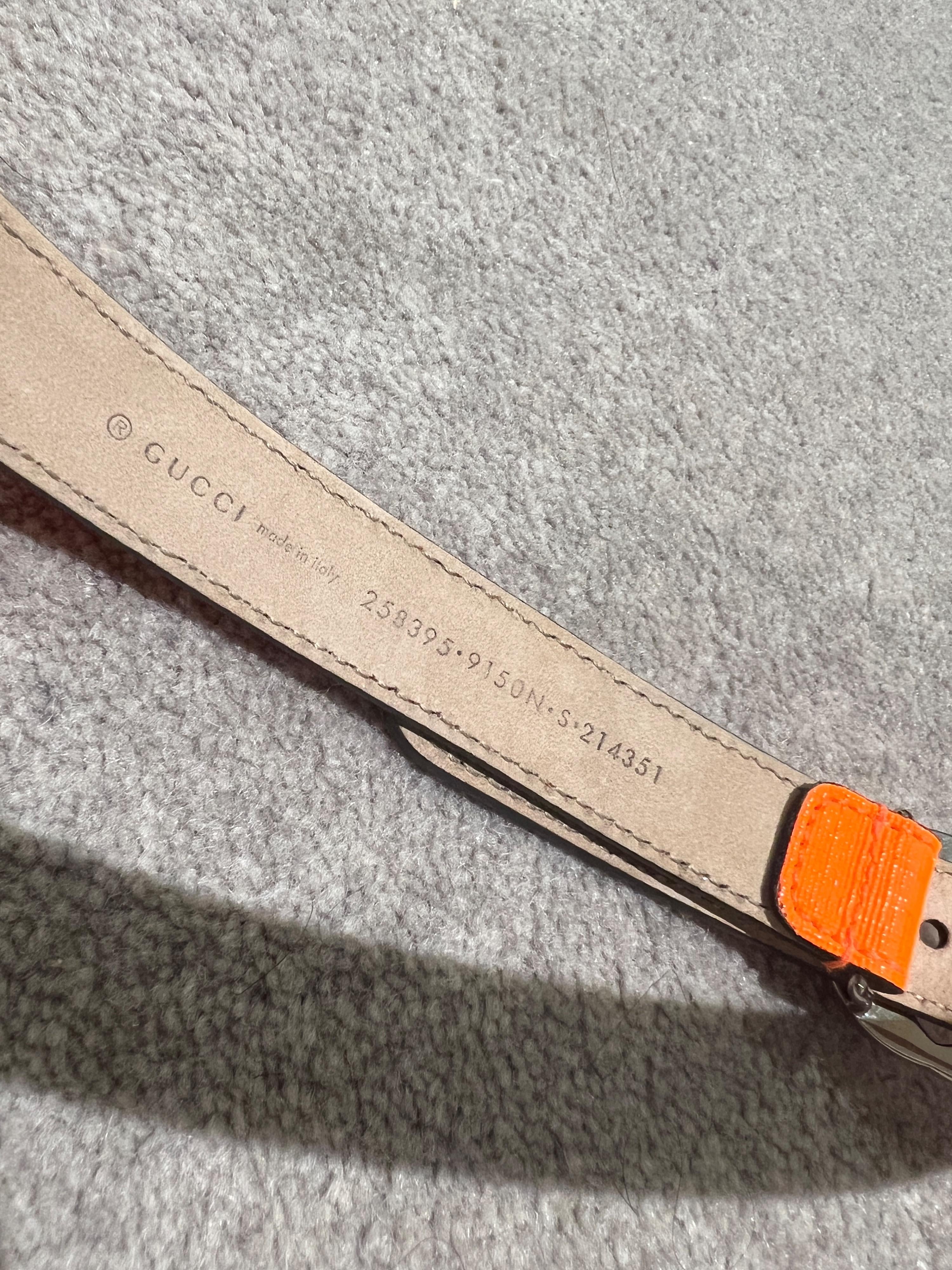 neon orange kids girls belt