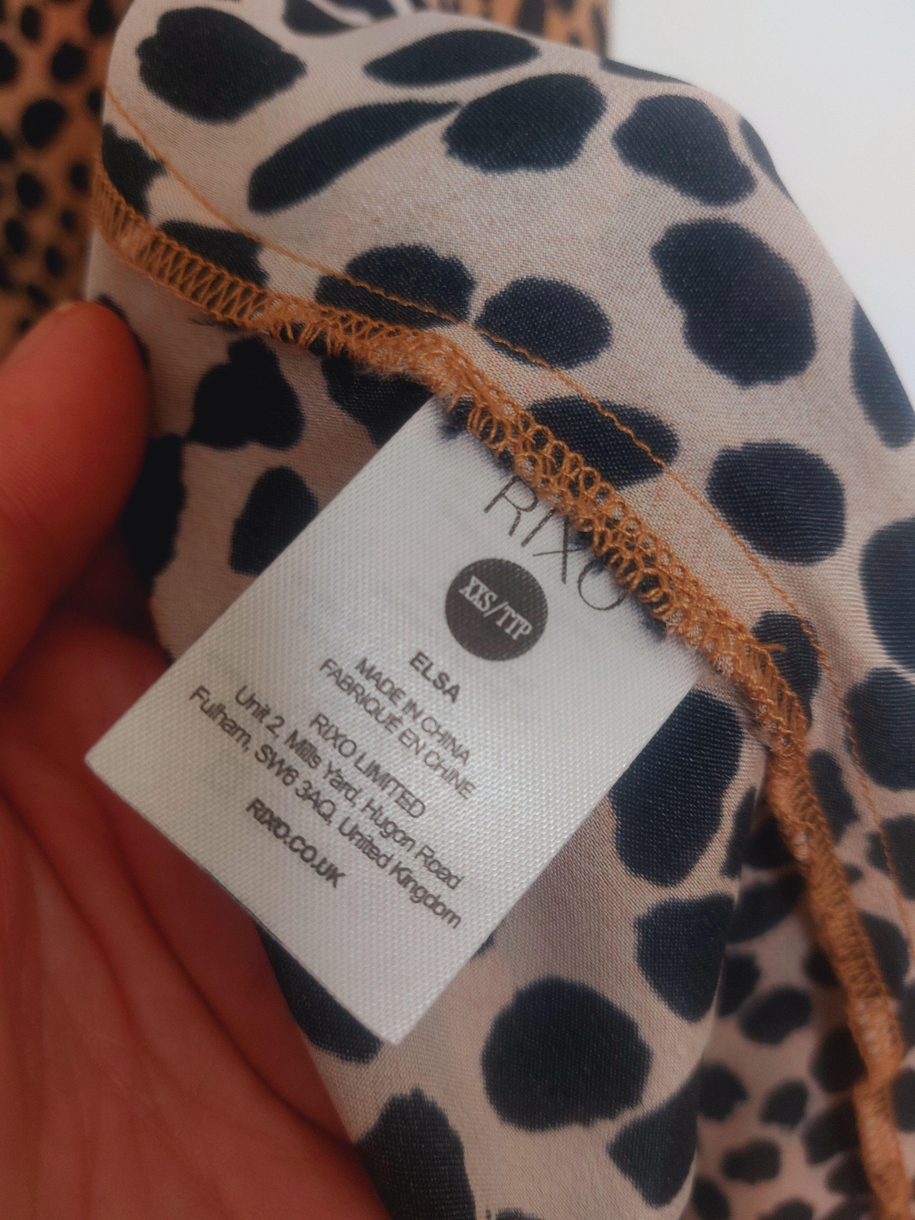 Rixo Leopard Print Elsa Dress