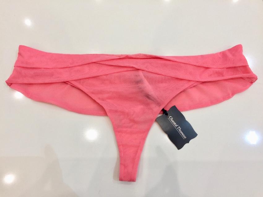 Chantal Thomass watermelon péché Strapless bra and thong set