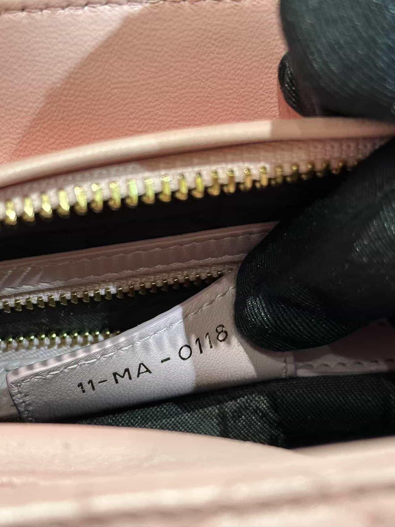 Dior Medium Cannage Pink Lady Dior bag