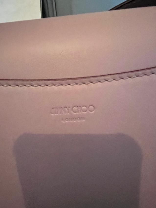 Jimmy Choo Pink Calfskin Varenne Crossbody Bag