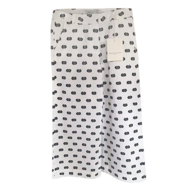 John Galliano Kids Girls Spotted Wide Leg Pants Age 12 years