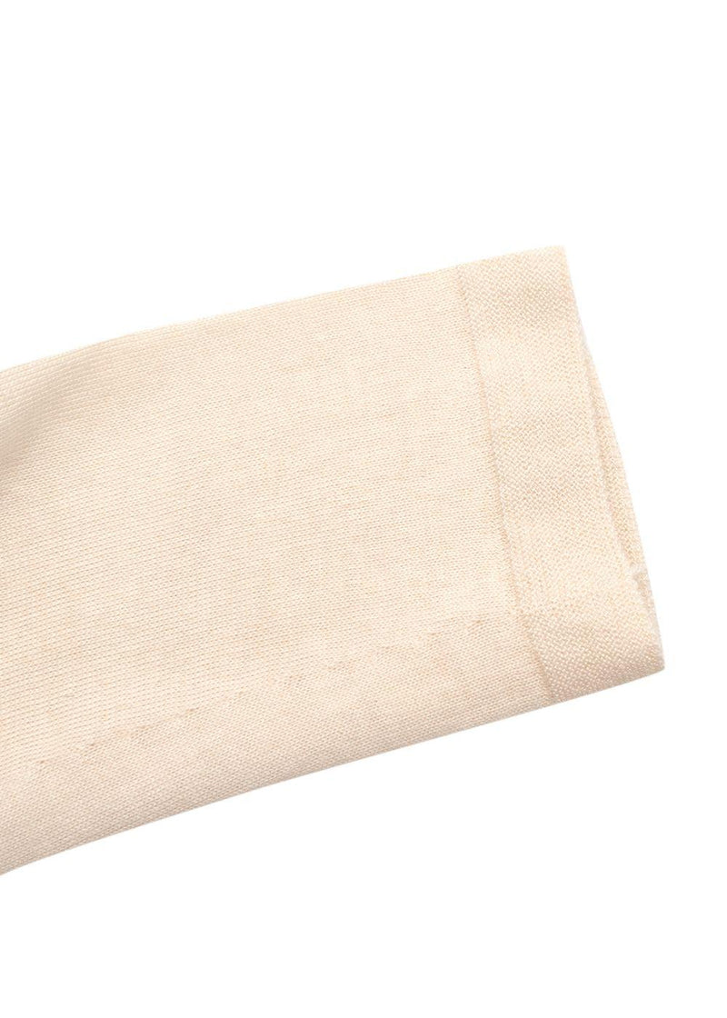 Akris Cream Cashmere Blend Fine Knit Sweater