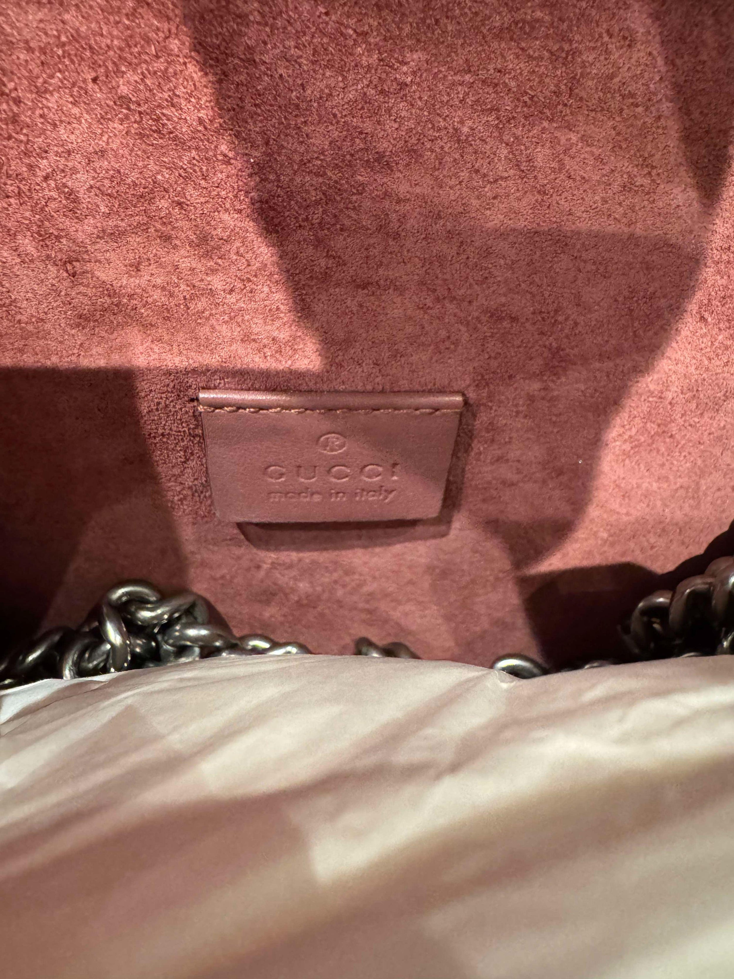Gucci Mini GG Supreme Blooms Dionysus crossbody bag