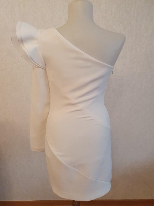 Rachel Zoe White One Shoulder Mini Dress