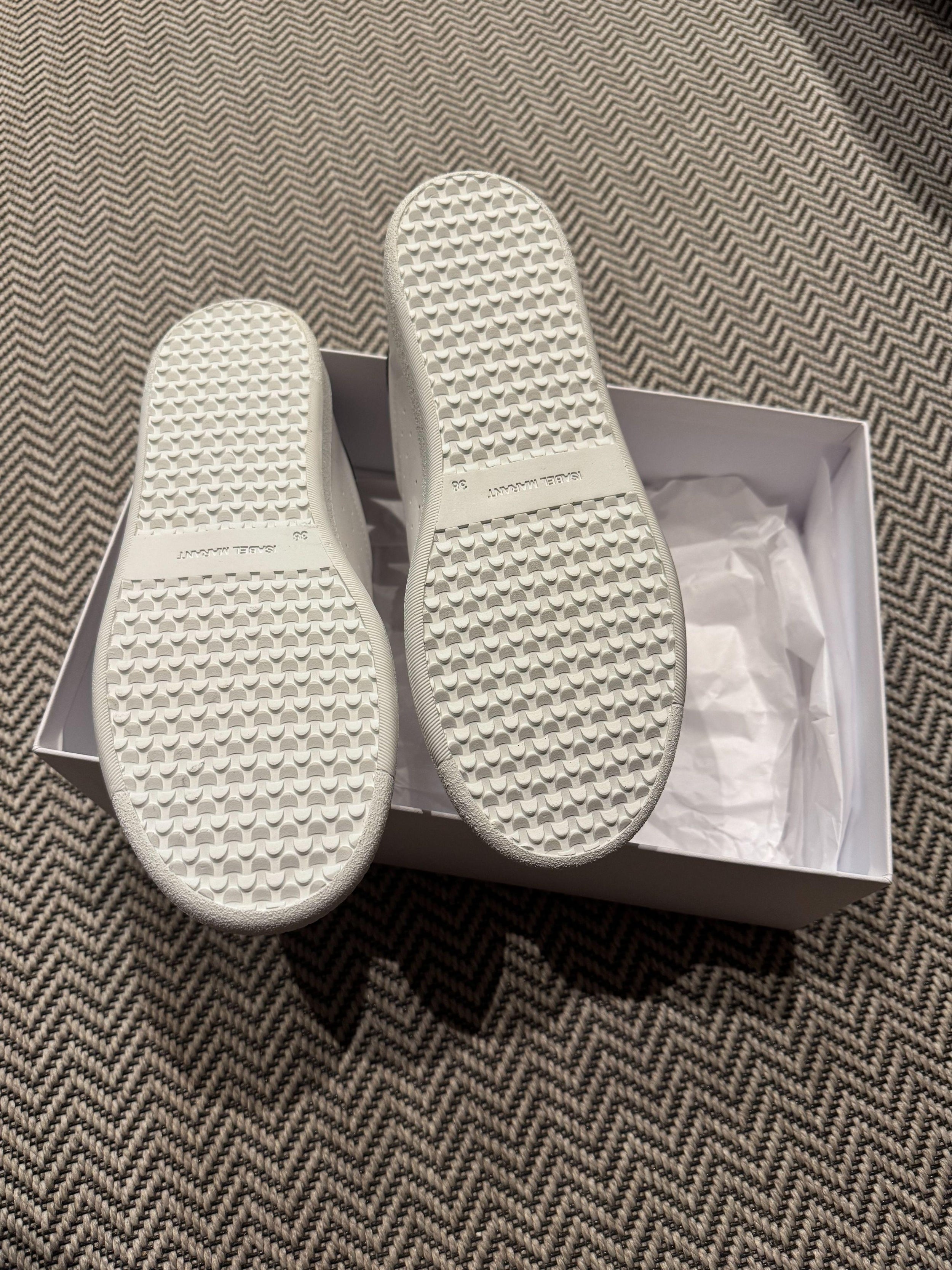 Isabel Marant White Beth Sneakers