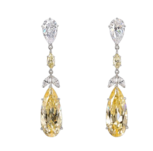 Anabela Chan 18K Canary Calla Lily Earrings