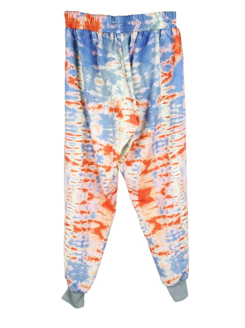 Fyodor Golan Tie-dye Tapered High-rise Cotton Jogging Bottoms
