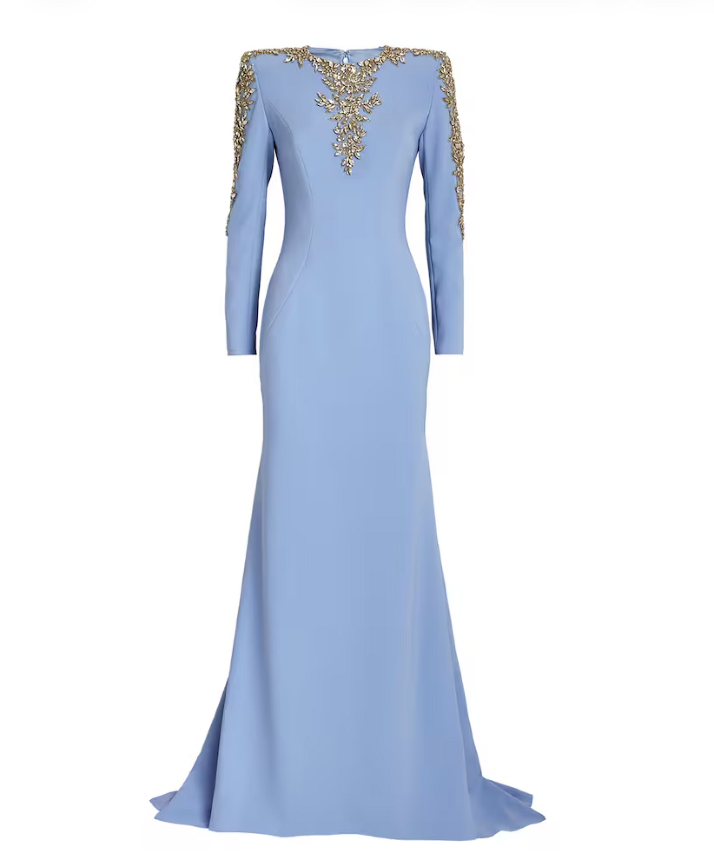 Jenny Packham Crepe Embellished Sabi Gown