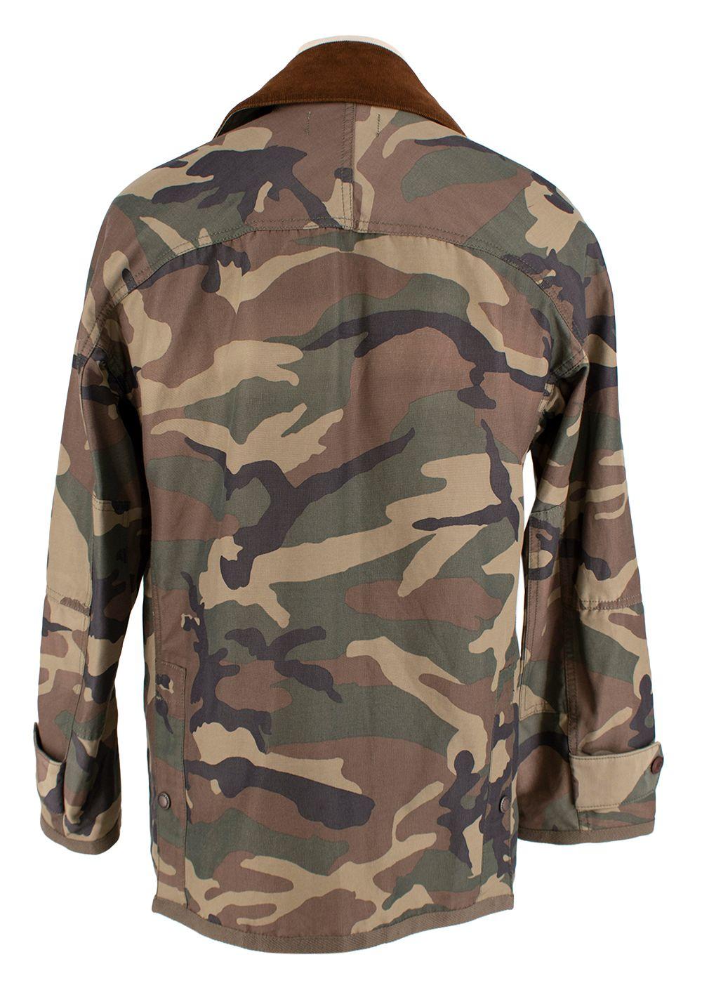 Camouflage Print Cotton Jacket