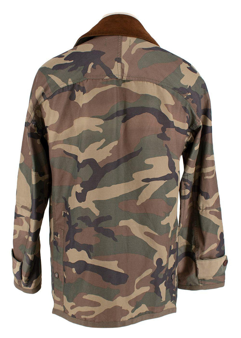 Camouflage Print Cotton Jacket