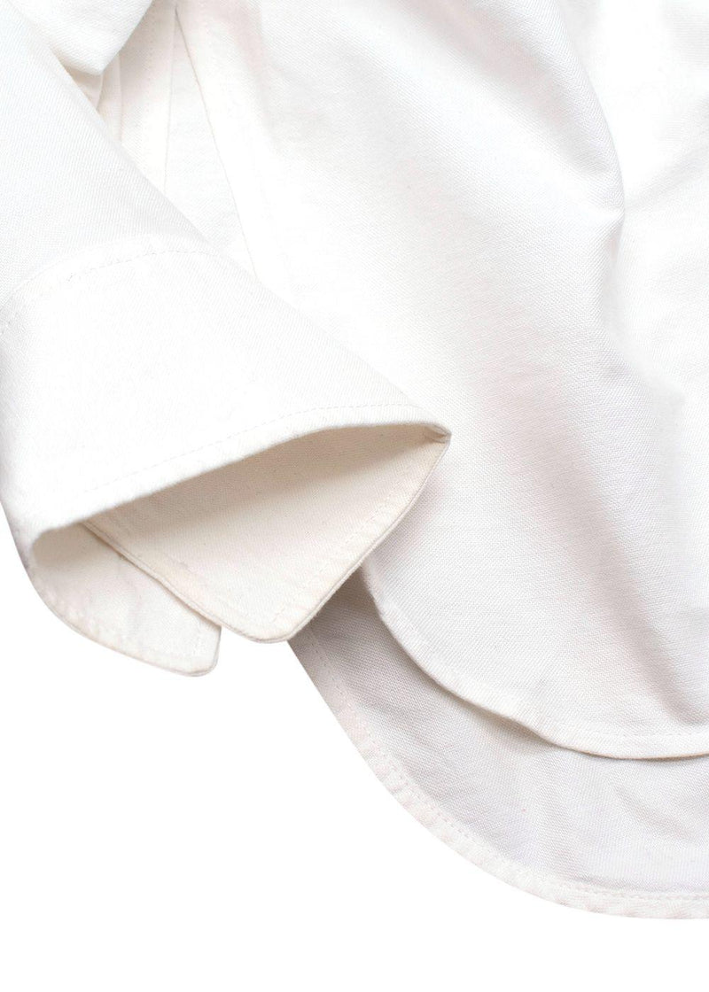 Alexander Wang White Open Shirt With Vest Insert