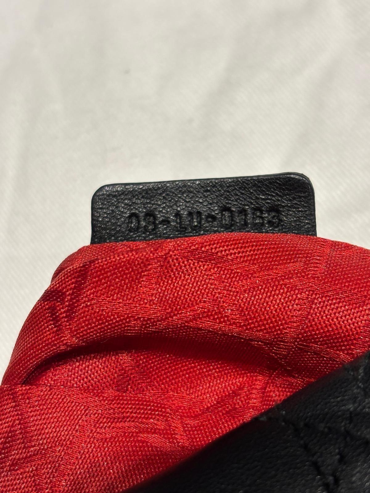 Dior Black Cannage  Leather Pouch