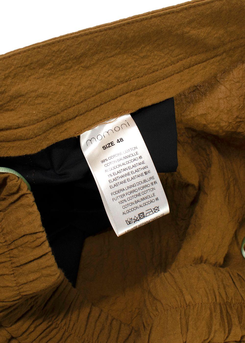 Momoni Mustard Linen Idaho Pants