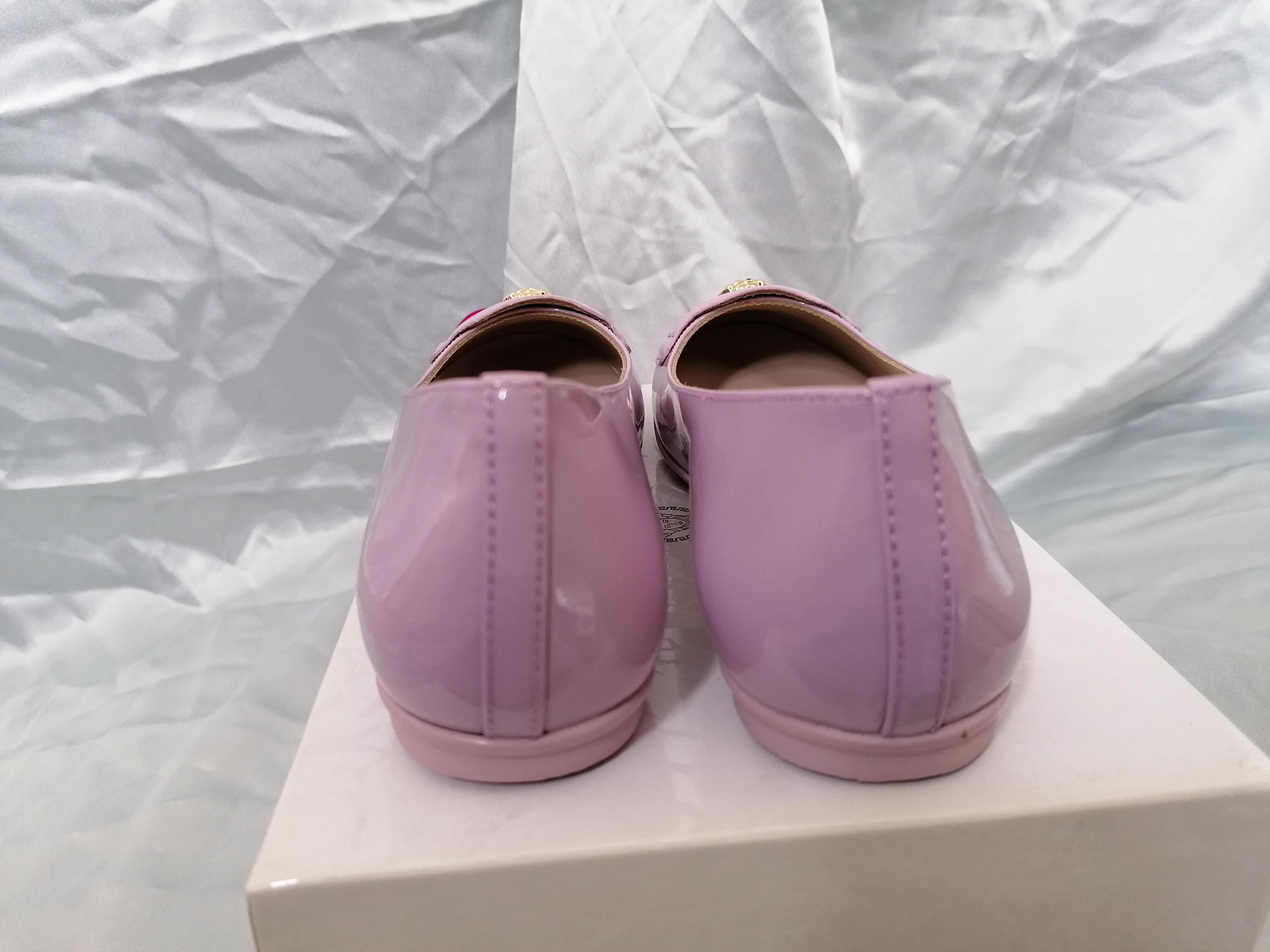 Young Versace Kids 6Y Pink Ballerinas