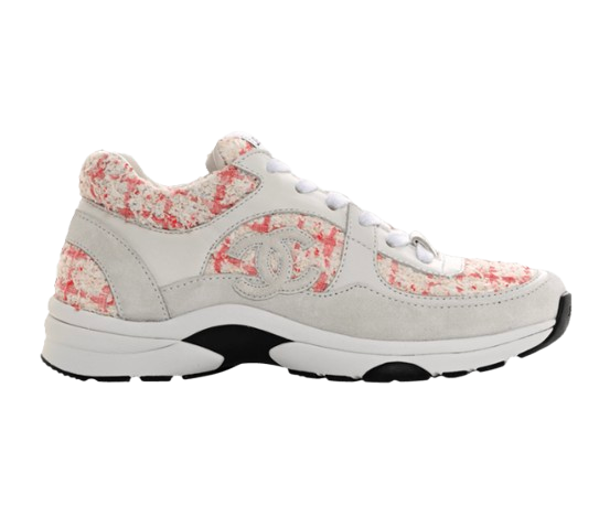 Chanel CC Tweed Trainers