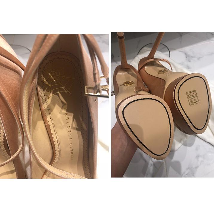 Charlotte Olympia satin heels