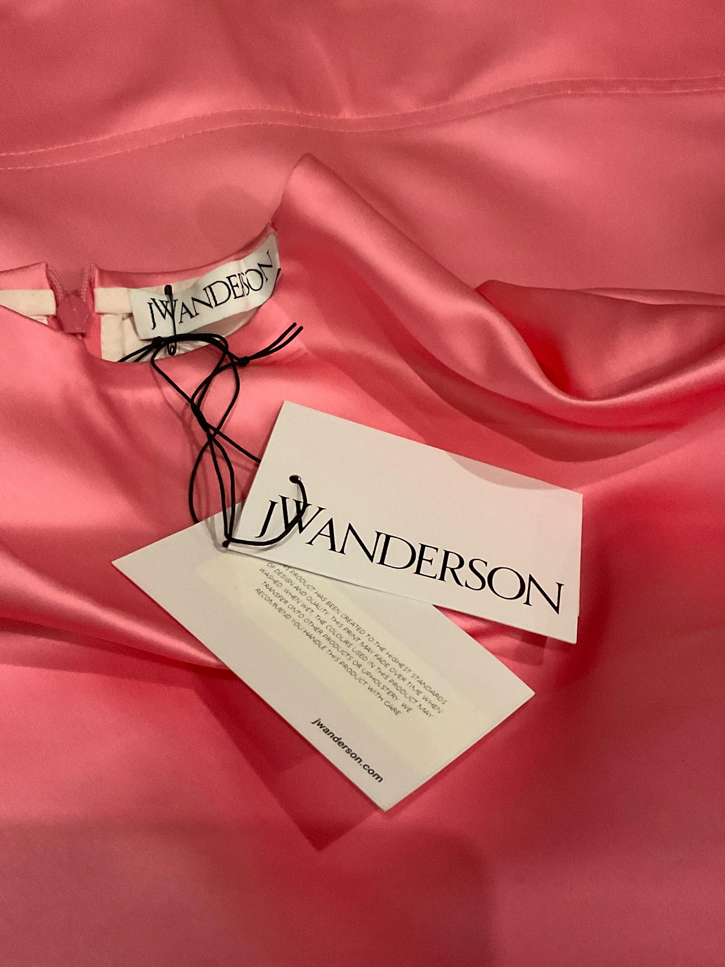 JW Anderson Pink Run Hany Printed Dress