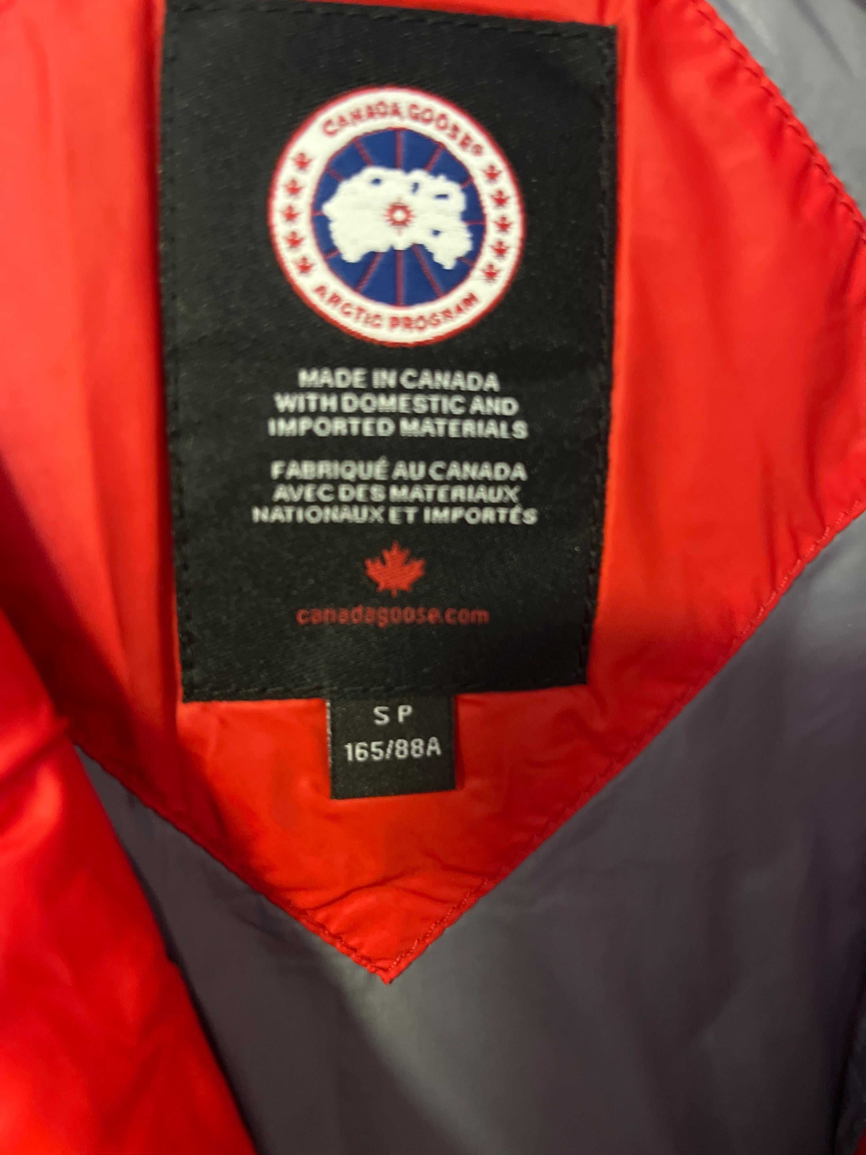 Canada Goose Red Abbot Puffer Coat