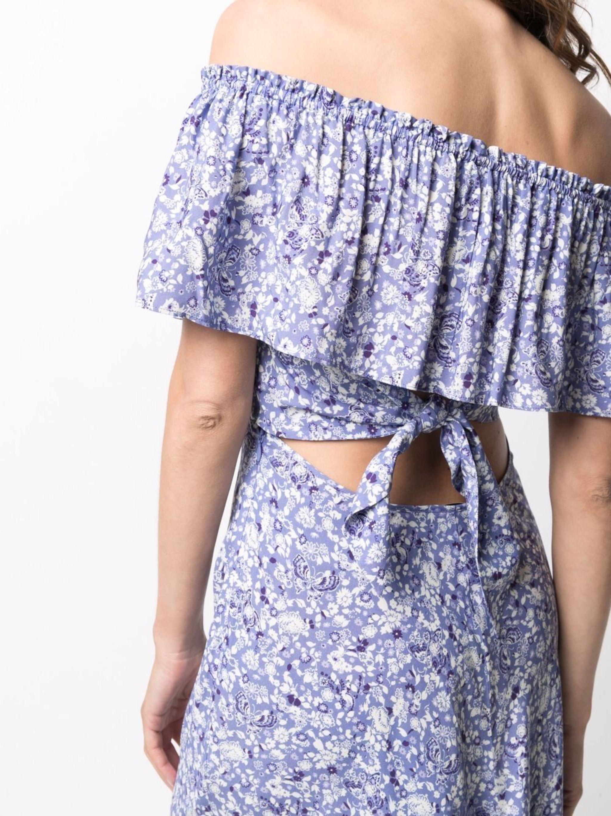 Rixo Floral Tabitha Midi Dress
