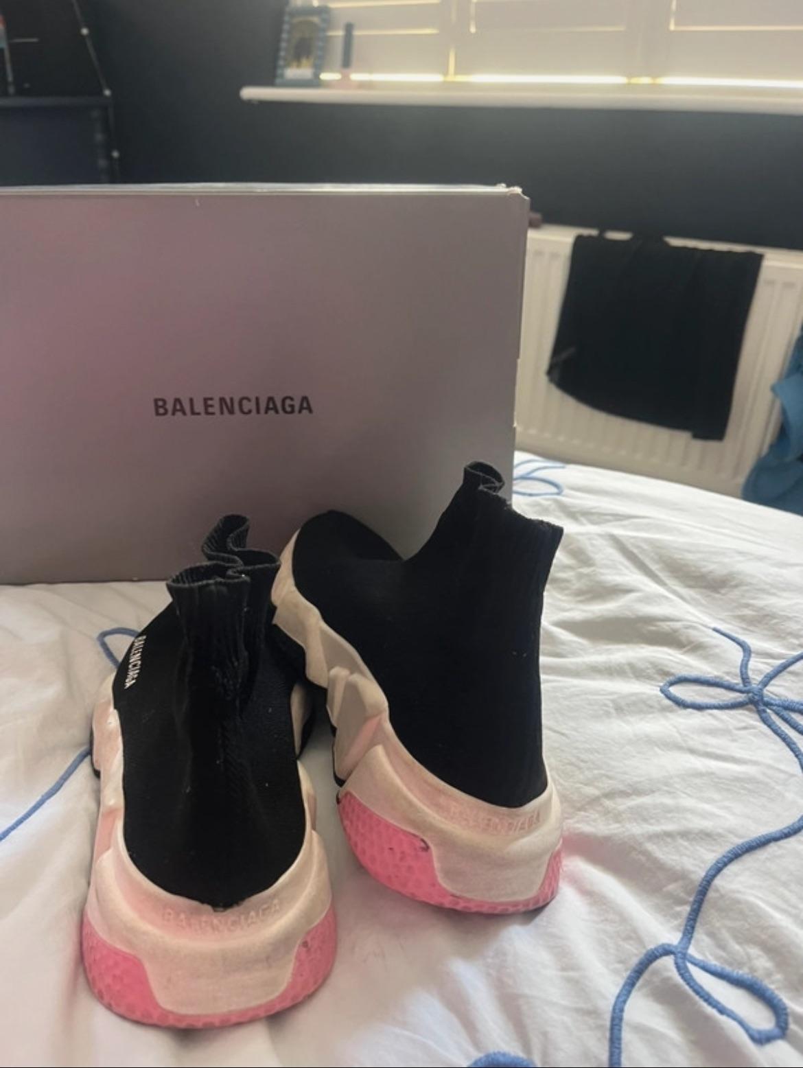 Black Speed Sock Trainers