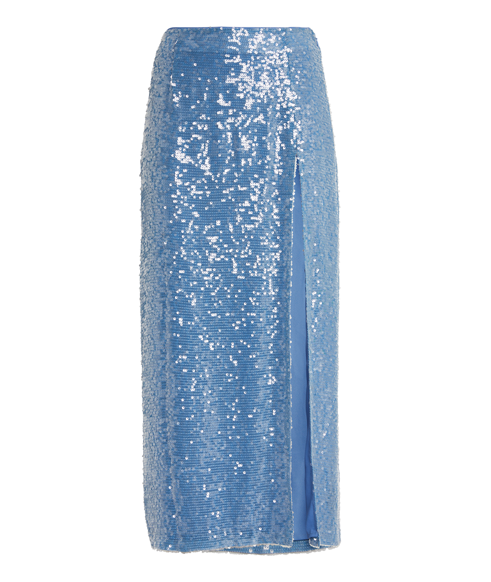 Lapointe Blue Sequin Skirt
