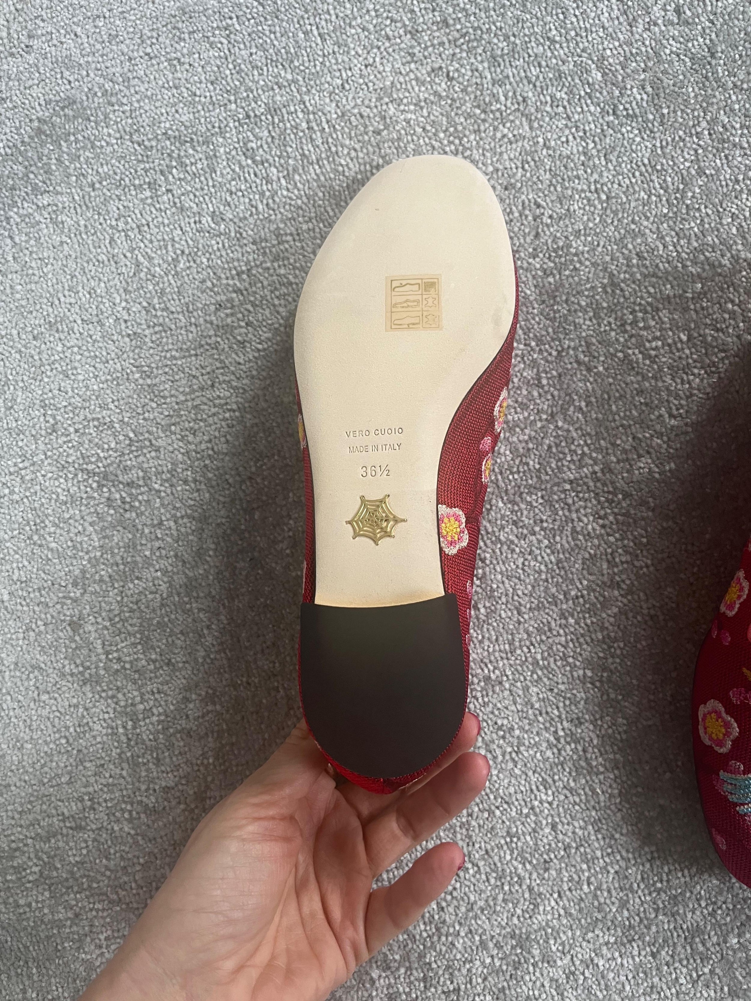 Multicolour Embroidered Ballet Flats