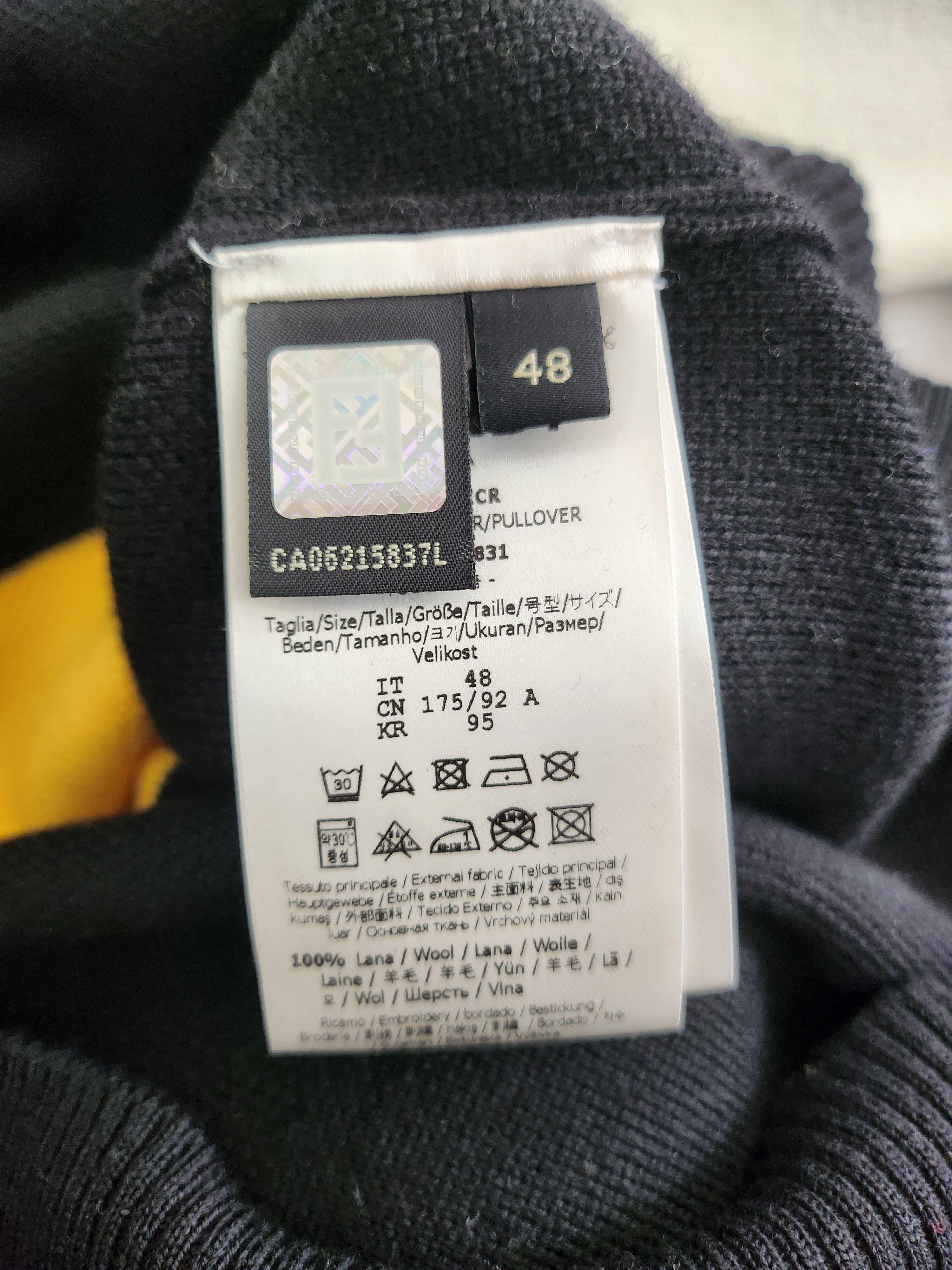 Fendi Long Sleeved Wool Top