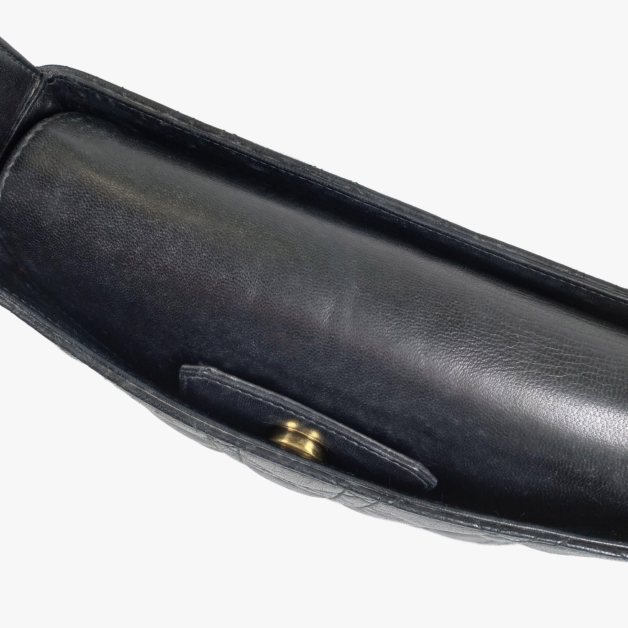 Black Cannage Hobo Bag