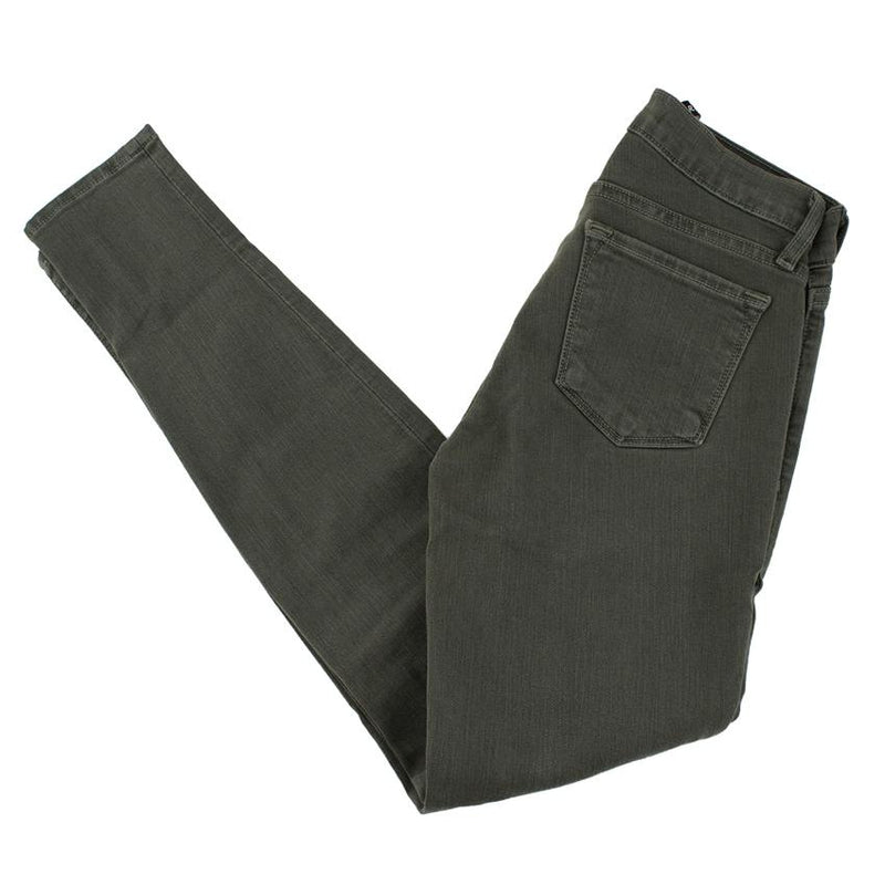 J Brand Khaki Green Roz Moto Skinny Jeans