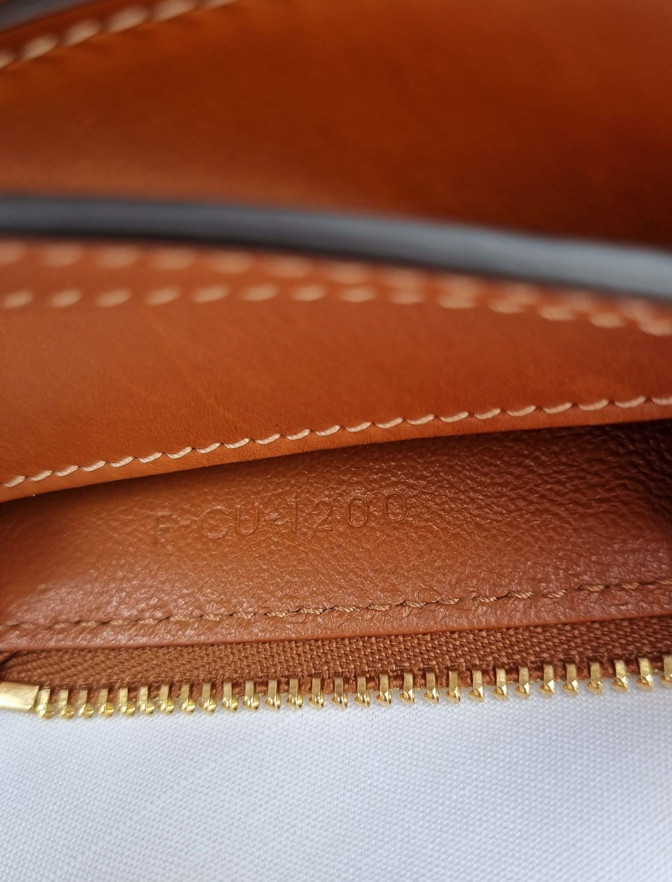 Tan Calfskin Crecy Bucket Bag