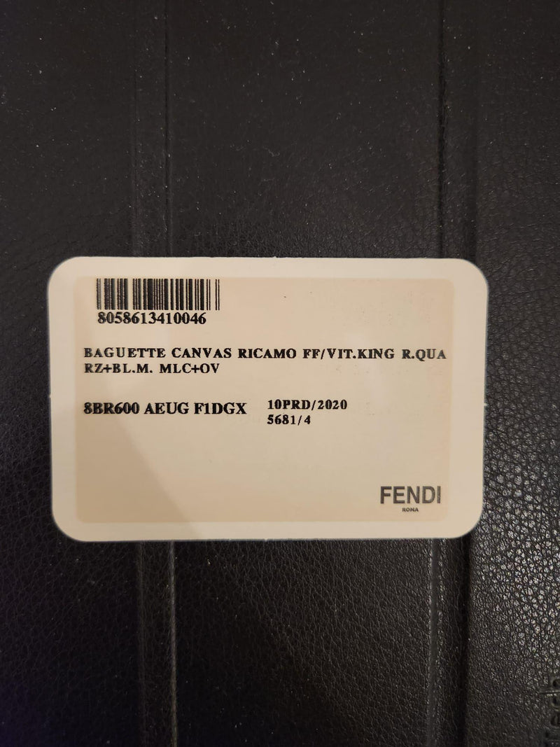 Fendi Pink Monogram Baguette Bag