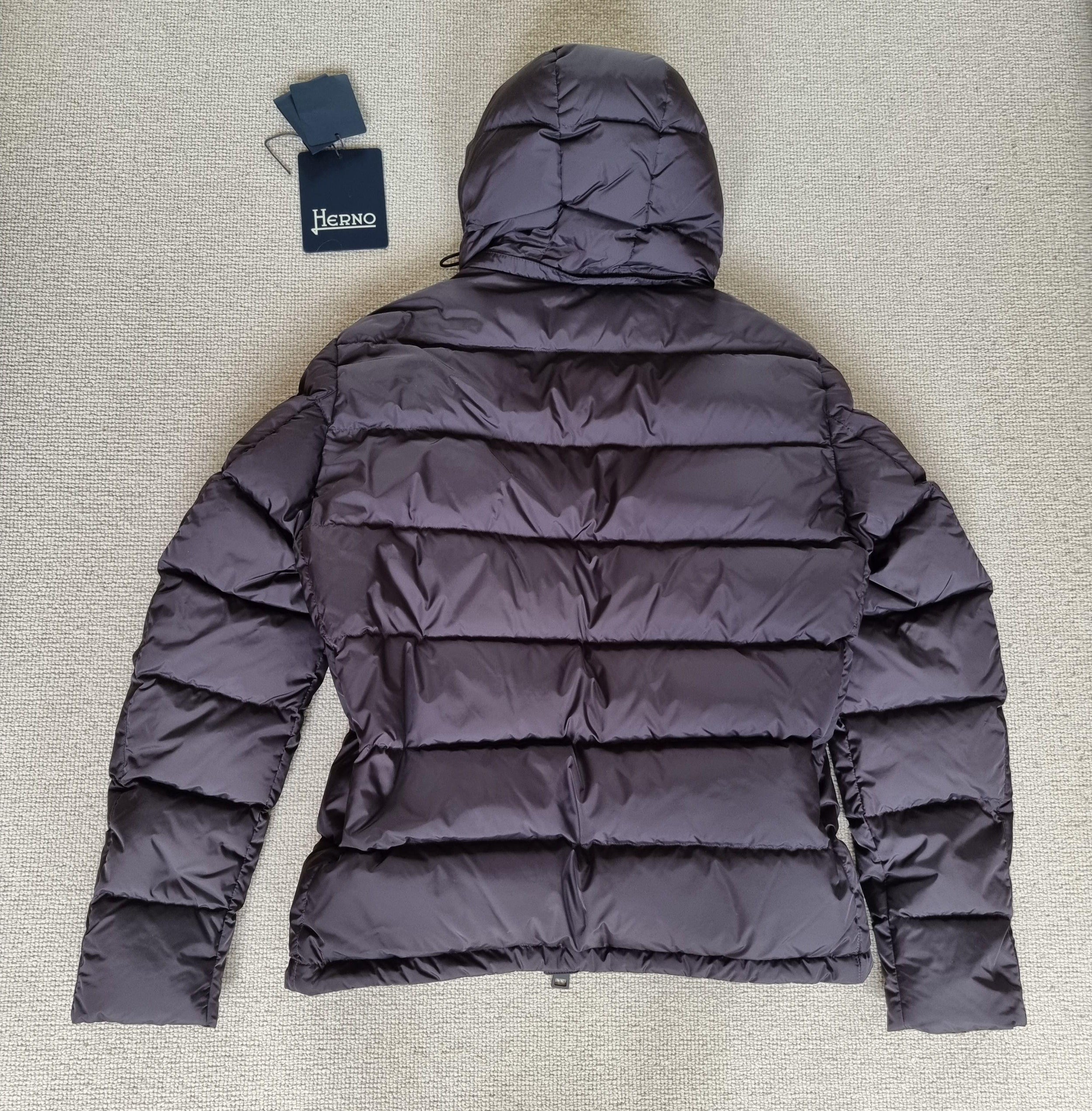 Herno Brown Detatchable Hood Padded Jacket